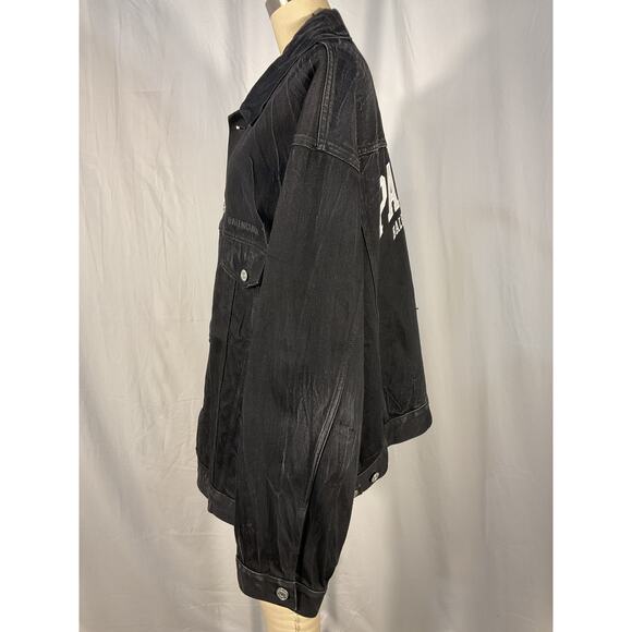 Balenciaga Paris Denim Jacket - Size M - Picture 3 of 6